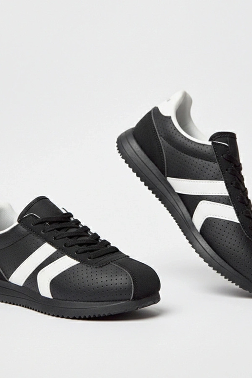 Czarne sneakersy sportowe Camille