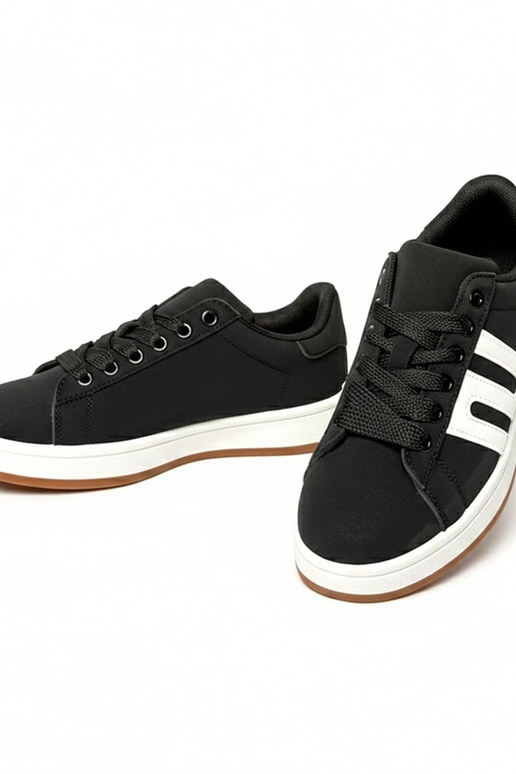 Czarne sneakersy casualowe Delphine