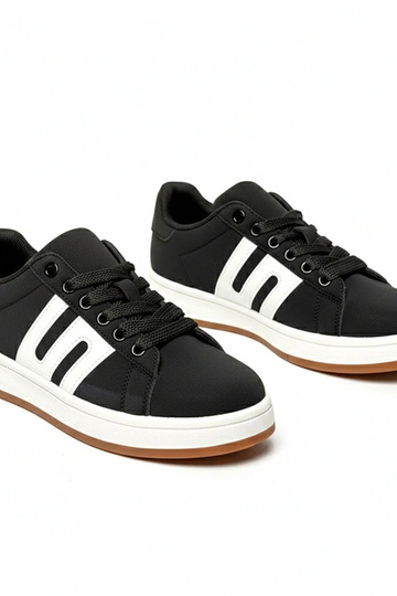 Czarne sneakersy casualowe... 2