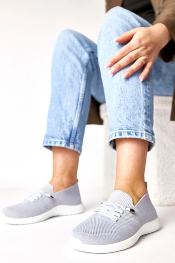 Szare damskie sportowe...