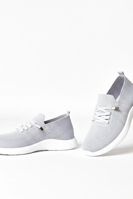 Szare damskie sportowe tenisówki Léa