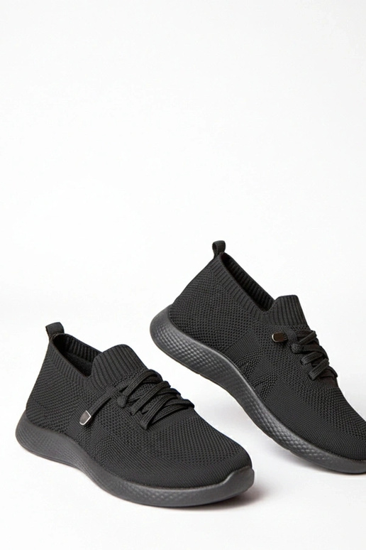 Czarne damskie sportowe tenisówki Léa