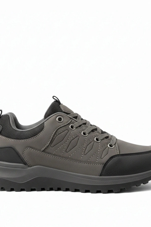 Szare męskie sneakersy Leo