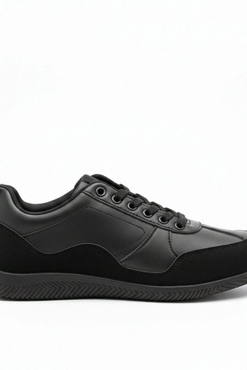 Czarne męskie sneakersy Leon