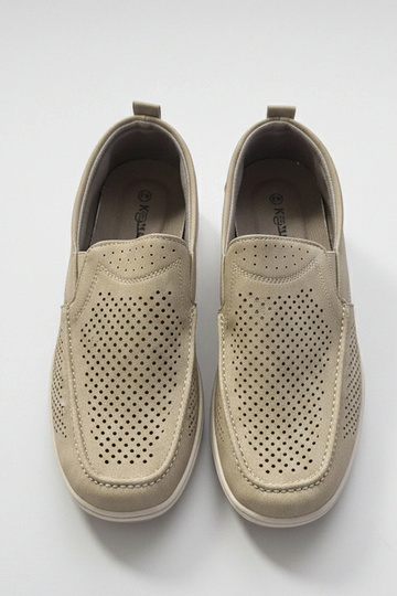 Beżowe mokasyny męskie... 2
