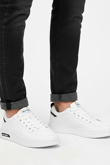 Białe męskie sneakersy z... 2