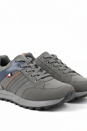 Szare męskie casualowe sneakersy Ethan 2