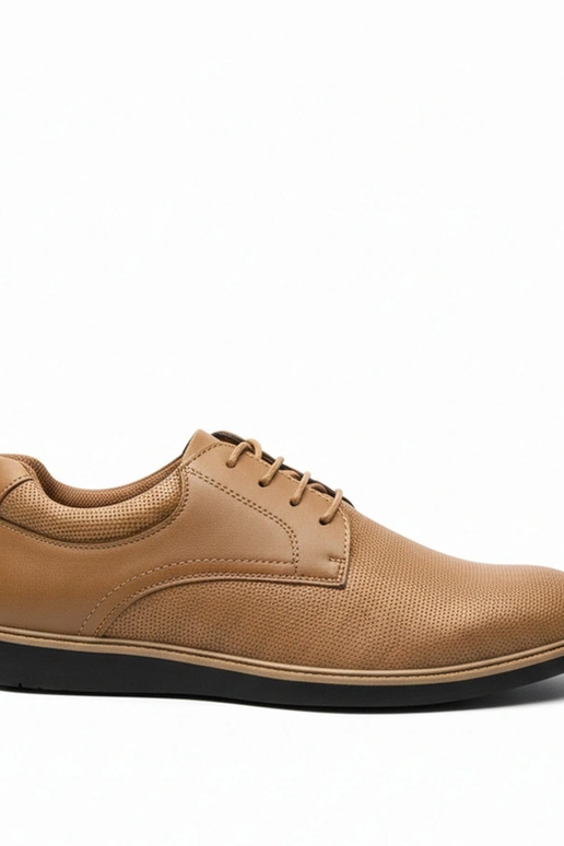 Brązowe casualowe męskie półbuty Oscar