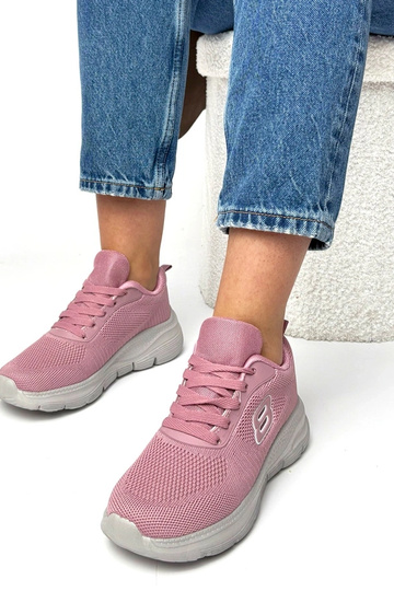 Różowe sportowe sneakersy z miękką wkładką Lucia