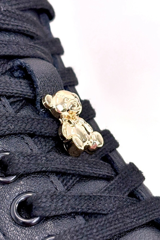 Czarne Skórzane Sneakersy Na...