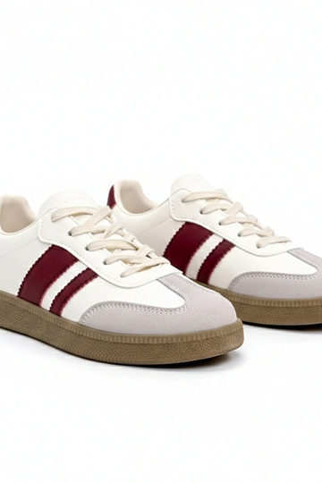 Beżowe sneakersy casualowe na platformie Thérèse