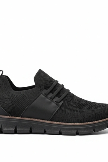 Czarne Wsuwane Męskie Sneakersy Ethan