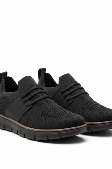 Czarne Wsuwane Męskie Sneakersy Ethan 2