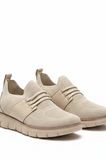 Beżowe Wsuwane Męskie Sneakersy Ethan 2