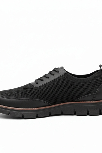 Czarne Męskie Sneakersy Mateo