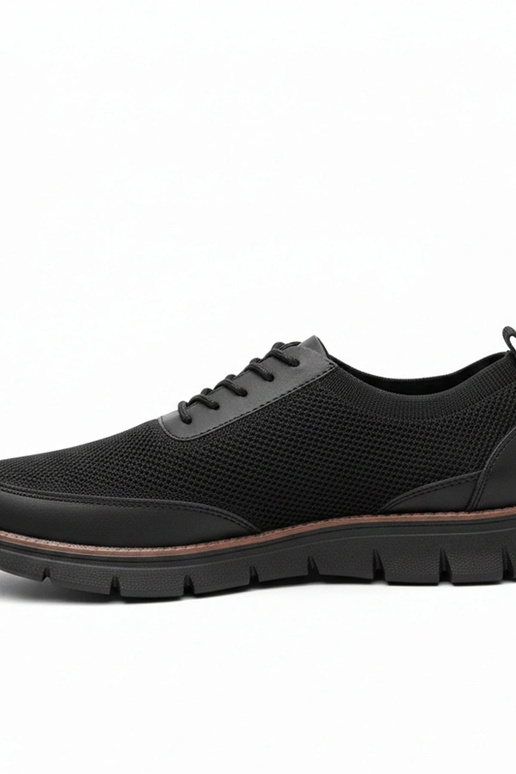 Czarne Męskie Sneakersy Mateo