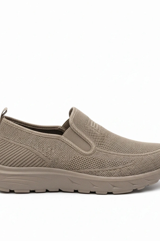 Brązowe Wsuwane Męskie Sneakersy...