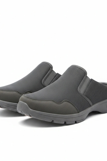 Szare Wsuwane Męskie Niskie Sneakersy Alexander