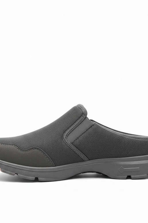 Szare Wsuwane Męskie Niskie Sneakersy...