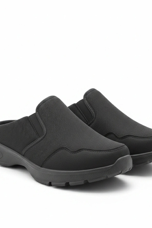 Czarne Wsuwane Męskie Niskie...