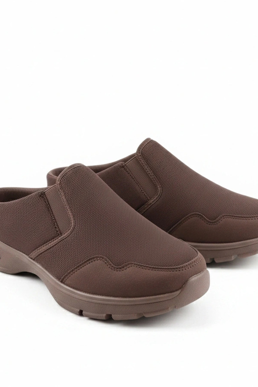 Brązowe Wsuwane Męskie Niskie...