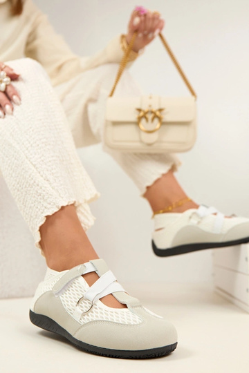 Szare Baleriny W Sportowym...