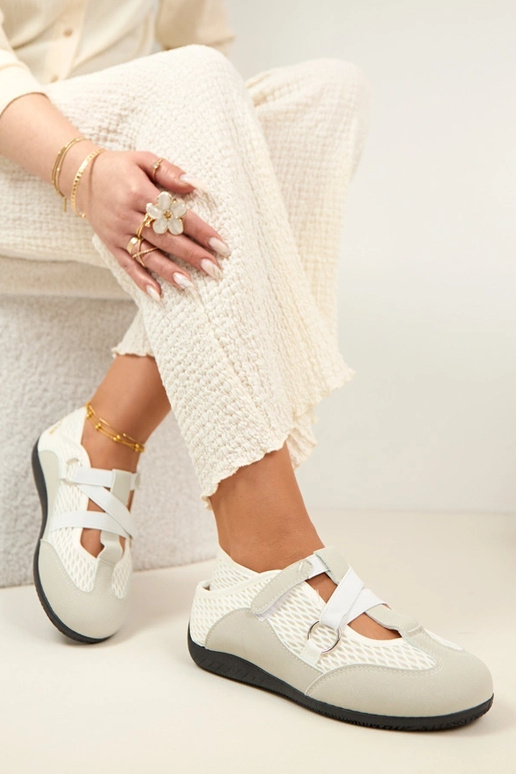 Szare Baleriny W Sportowym Stylu Vesper