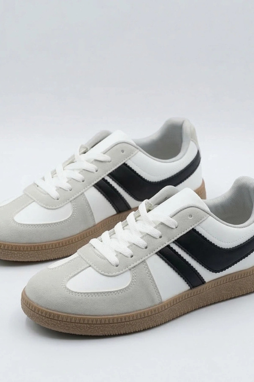 Białe Tenisówki Męskie Sneakersy Saffron