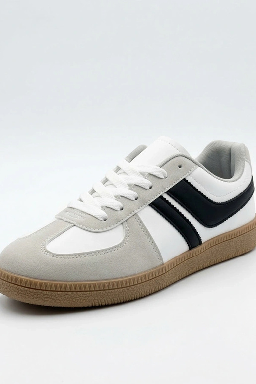 Białe Tenisówki Męskie Sneakersy Saffron