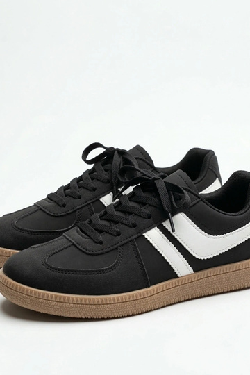 Czarne Tenisówki Męskie Sneakersy Saffron 2