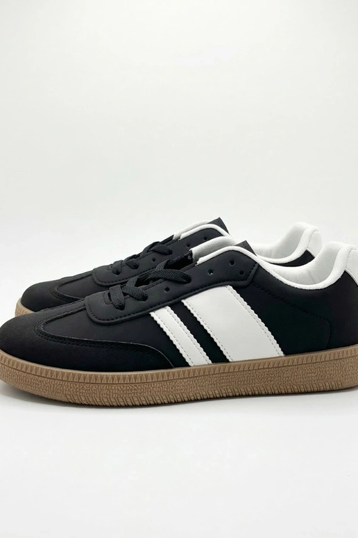 Czarne Sportowe Męskie Sneakersy Juno