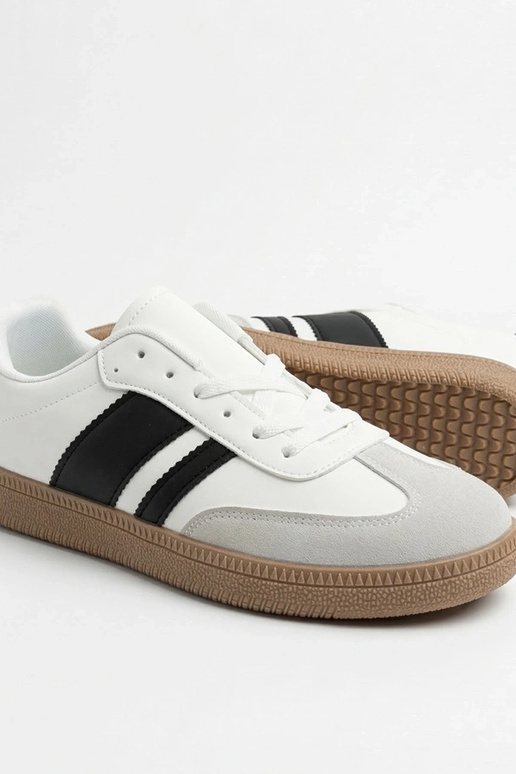 Białe Sportowe Męskie Sneakersy Juno