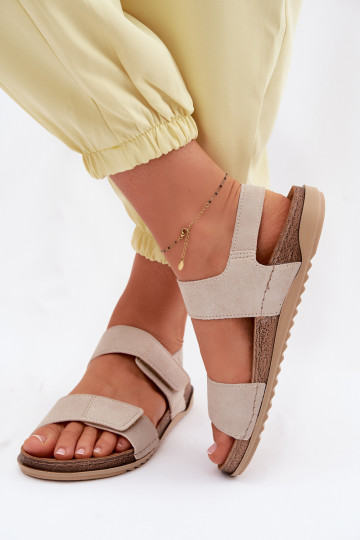 Women's Sandals Inblu AA000070 Beige 2