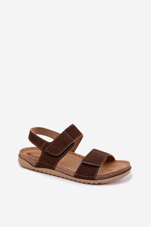 Sandały Damskie Inblu AA000070 Brązowe