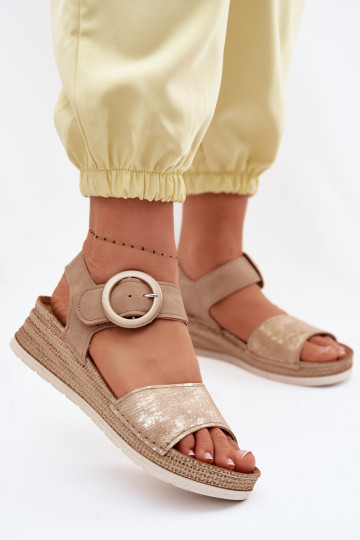 Women's Sandals Inblu RV000013 Light Brown 2