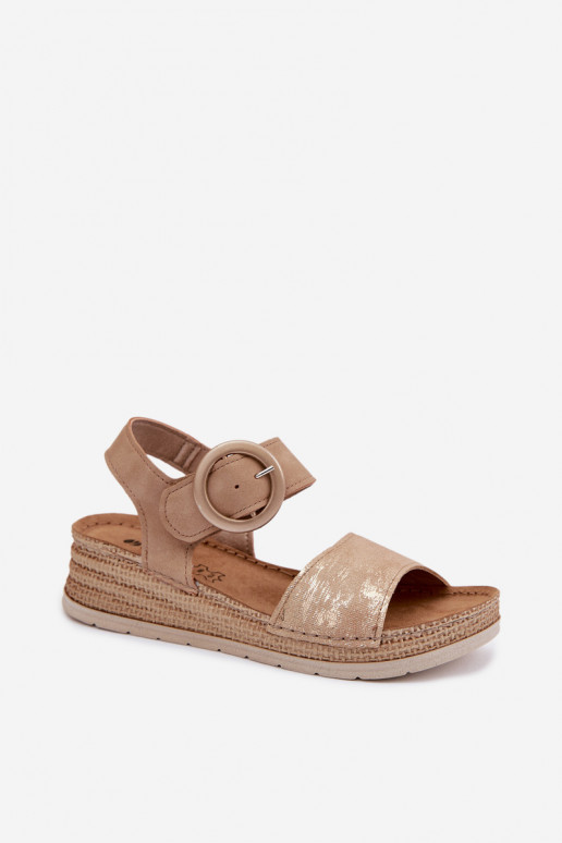 Women's Sandals Inblu RV000013 Light Brown