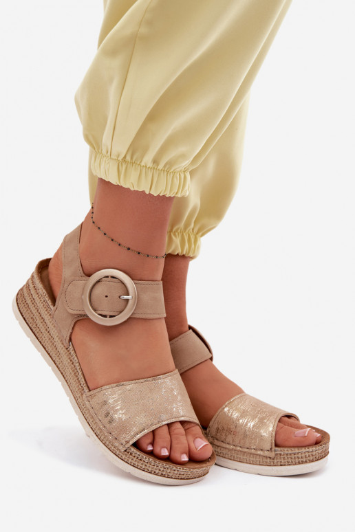 Women's Sandals Inblu RV000013 Light Brown