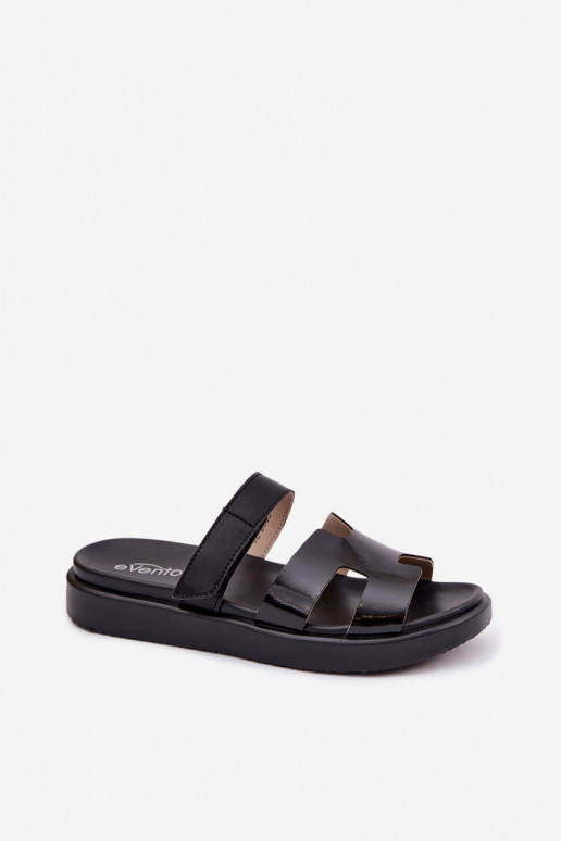 Leather Women's Slip-On Black Lemela