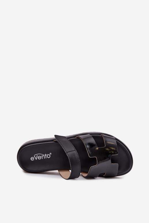 Leather Women's Slip-On Black Lemela