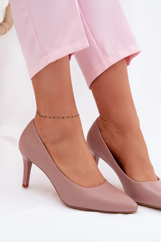 Lavender Eco Leather High Heels Sergio Leone