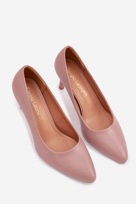 Lavender Eco Leather High Heels Sergio Leone