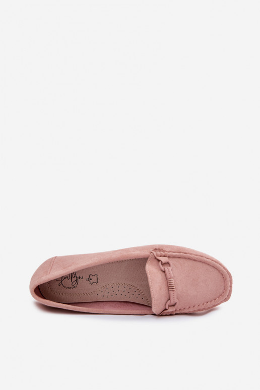 Women's Flat Pink Moccasins Olisa