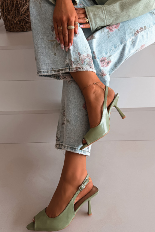 Women's High Heel Sandals Green Sevina