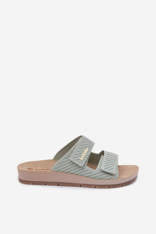 Women's Slippers INBLU AG000015 Green
