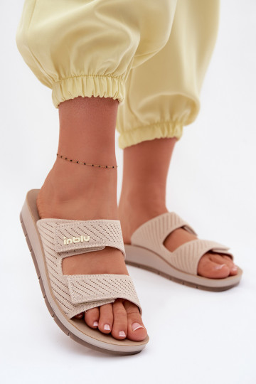 Women's Slippers INBLU AG000015 Beige