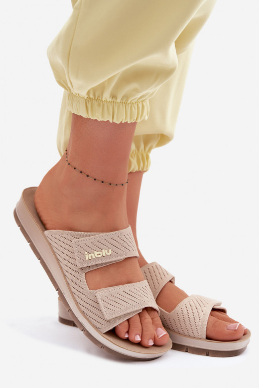 Women's Slippers INBLU AG000015 Beige
