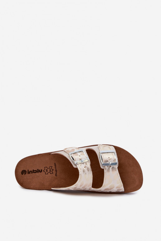 Women's Slides With Buckles Inblu CP000063 White