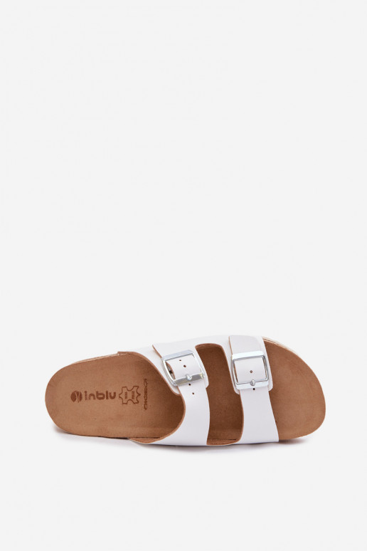 Women's Slides with Clips Inblu NM000039 White