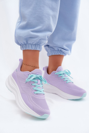 Women's Platform Sneakers Lavender Gelirae 2