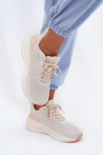 Women's Platform Sports Shoes Beige Gelirae
